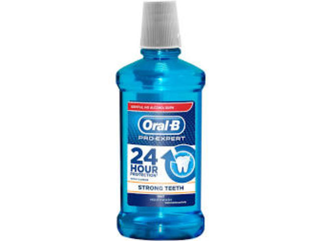 Apa de gura  ProExpert Strong Teeth,  Oral-B  500 ml