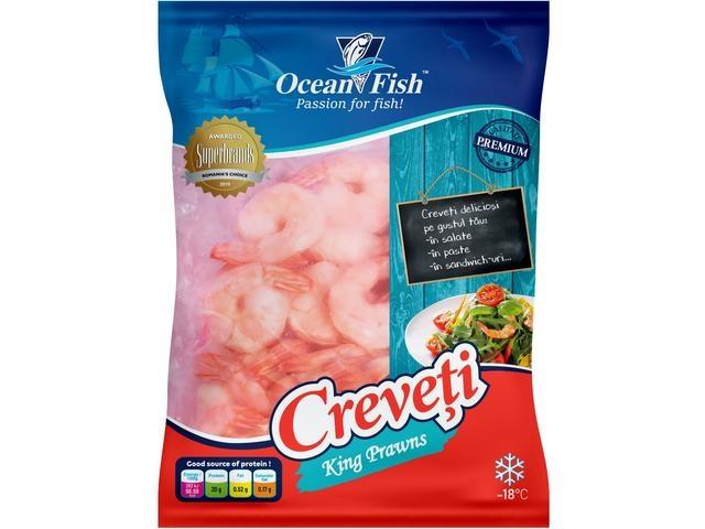 Creveti coada 21-30, Ocean Fish 500g