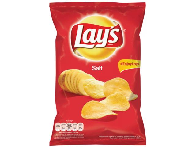 Lays Salt chipsuri din cartofi cu sare 140 g