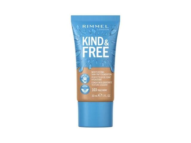 Fond de ten Rimmel Kind Free, 103 True Ivory, 30ML