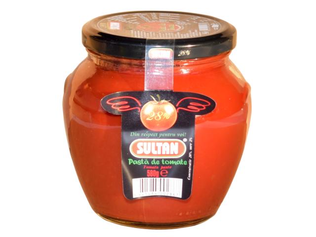 Pasta tomate Sultan 580g 28% borcan