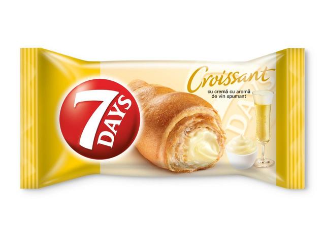 7Days Croasant cu crema cu gust de vin spumant 65g