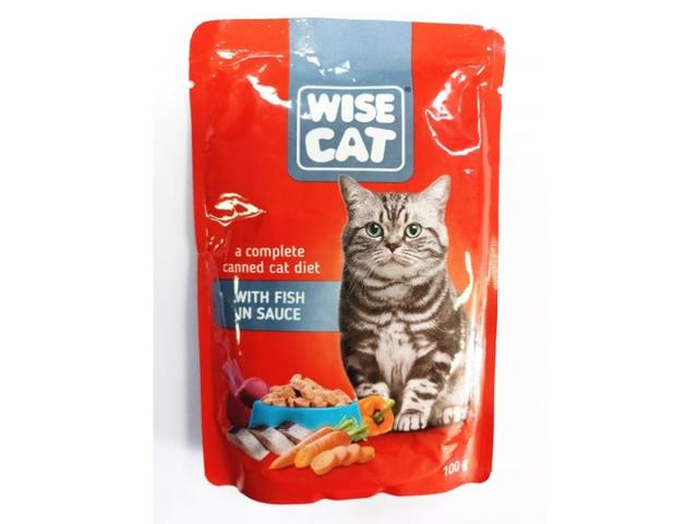 WISE CAT PISICI PLIC 100GR PESTE