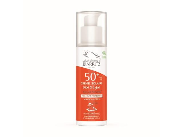 Crema solara bebelusi si copii SPF50+ BIO 100ml, LABORATOIRES DE BIARRITZ