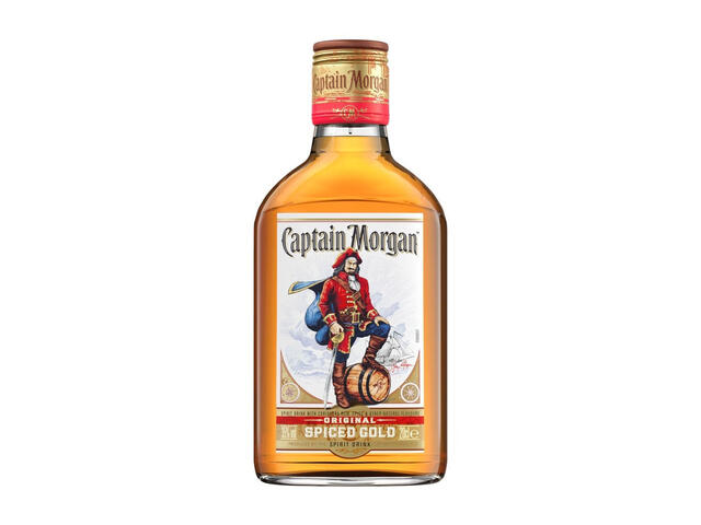 Rom Captain Morgan Gold, alcool 35%, 0.2 l