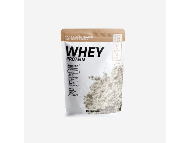 Proteină pudră WHEY PROTEIN COOKIES & CREAM 450G