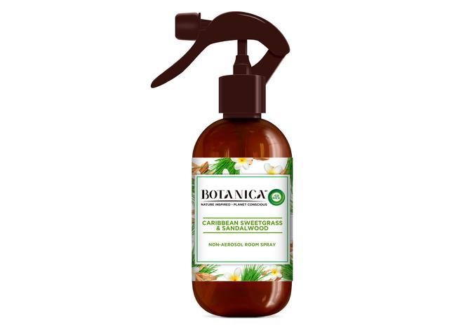 Spray de camera vetiver din Caraibe si lemn de santal Botanica, 236ml