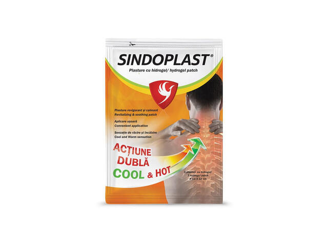 Plasturi cu hidrogel Sindoplast, 3 bucati