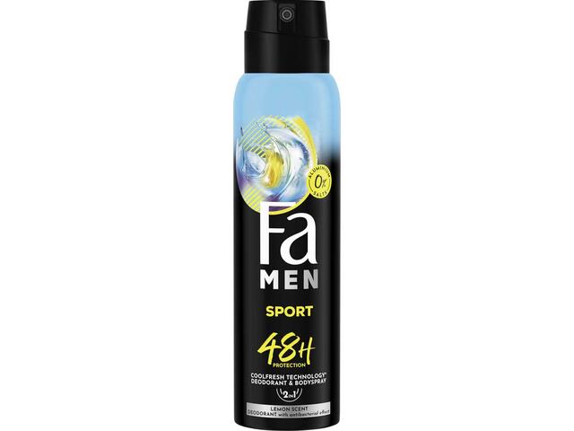 Deodorant & spray pentru corp Fa Men 2in1 Sport 150 ml
