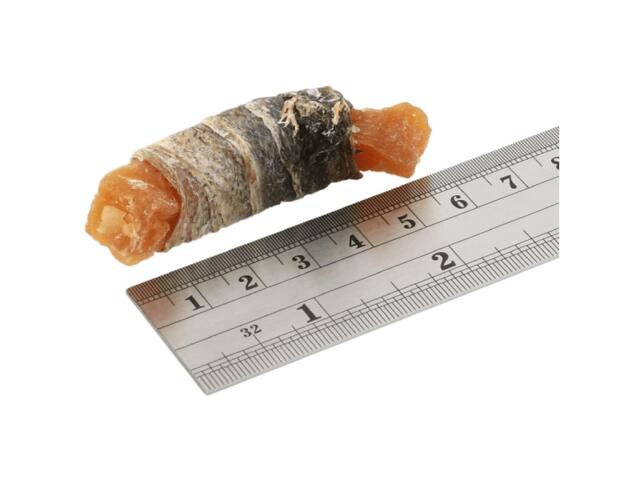 Recompensa pentru caini Fish4Dogs Love Snack Rulouri Cartof Dulce & Piele Peste 100g