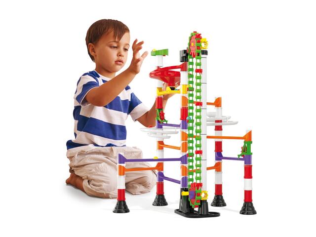 Set de constructie, Quercetti, Migoga Marble Run Elevator, 150 piese