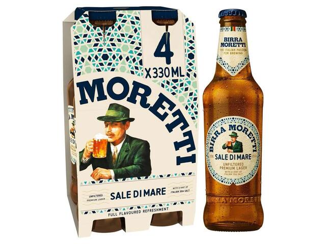 Birra Moretti Sale di Mare Bere sticla 4 x 0.33l