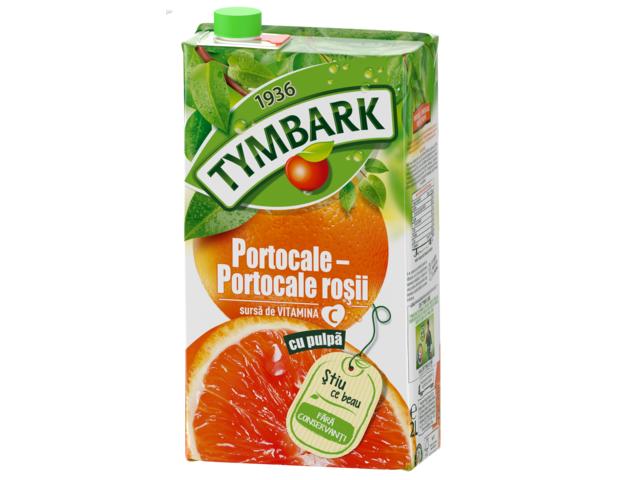 Nectar de portocale si portocale rosii 2 l Tymbark