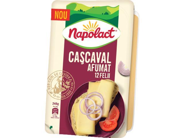 Cascaval Afumat Felii 240 G