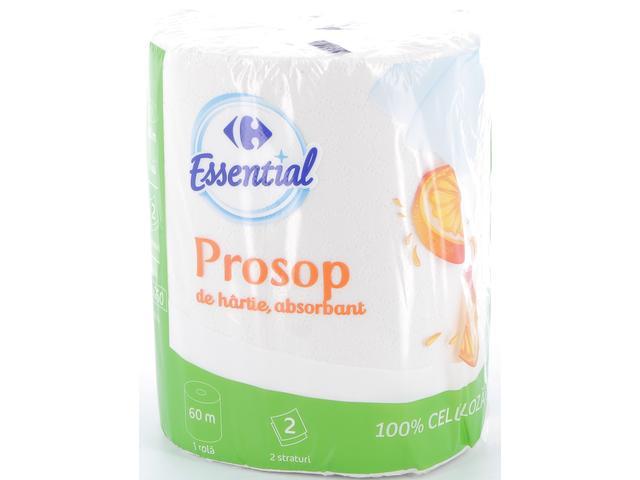 Prosop monorola Carrefour Essential 60m 2 straturi