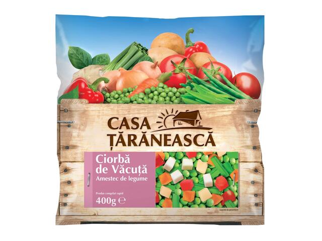 Amestec de legume pentru ciorba de vacuta 400g, Casa Taraneasca