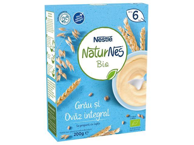 "  Cereale Nestlé® Naturnes Bio Grau si ovaz integral, de la 6 luni   "