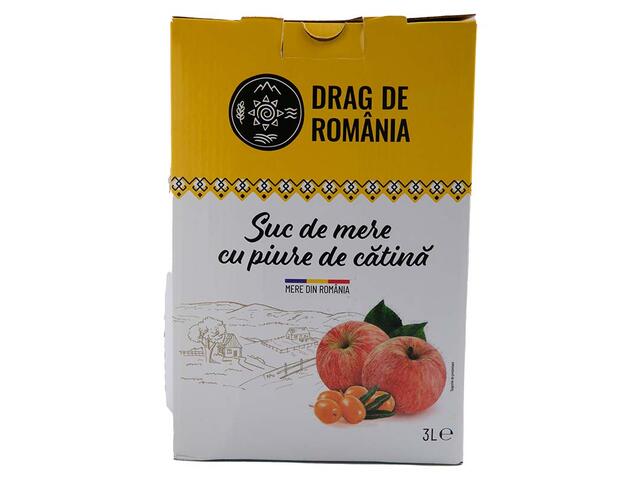 Suc natural mere/catina Drag de Romania 3L