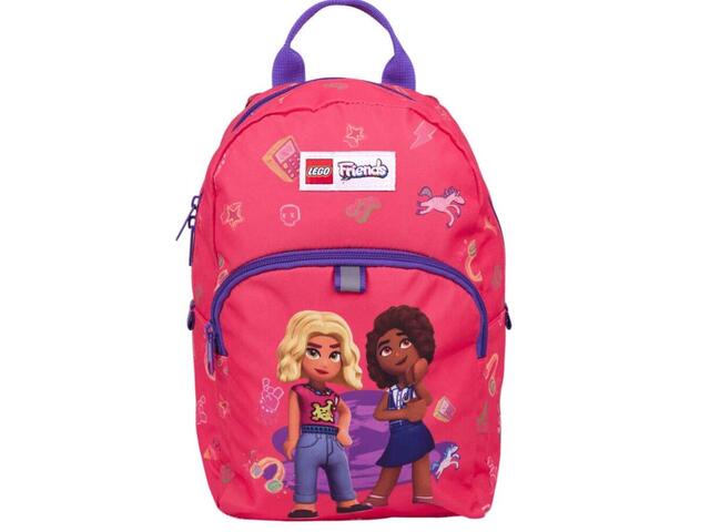 Ghiozdan gradinita Lego Friends Nova Aliya, 29x19.5x11 cm, Roz