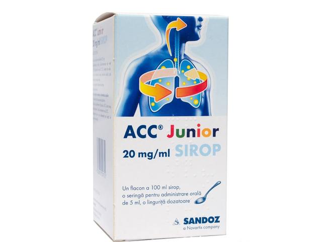 ACC JUNIOR 20MG/ML SIROP 100ML