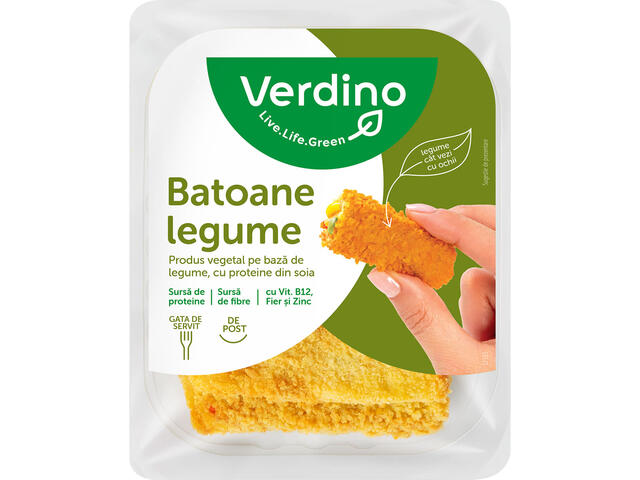 Batoane de legume Verdino, produs vegetal, 200 g