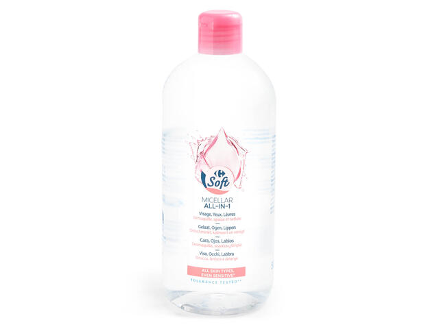 Apa Micelara Carrefour Soft 500 ML