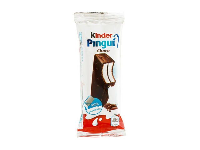 DESERT LAPTE&GLAZURA DE CIOCOLATA KINDER PINGUIN 30G