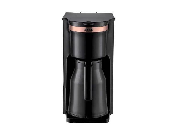 Cafetiera Zass ZCM 21, 1 litru, 800 W, Negru / Auriu