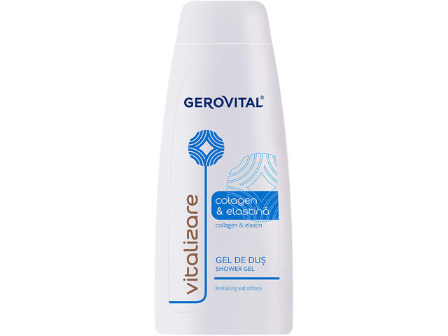Gel de dus Gerovital Colagen & Elastina, 400ml