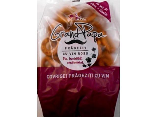 Covrigi Vin Rosu 230 g Grand Papa