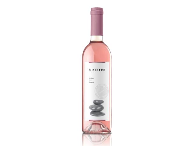 Vin 3 Pietre Syraz Roze 0.75L