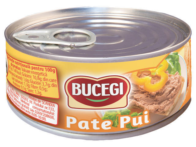 Bucegi pate cu ficat de pui 120 g