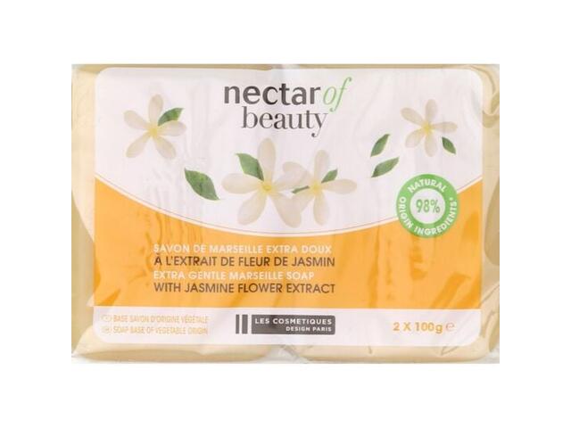 Sapun solid Nectar of Beauty cu extract de floare de iasomie 2 x 100g