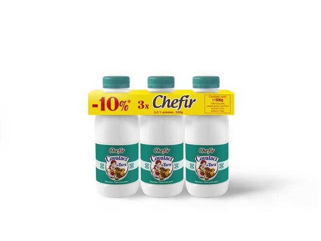 Chefir 3.3% grasime Covalact de Tara 3x330 g