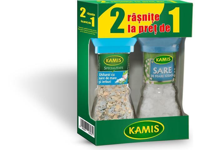 Kamis Pachet Rasnita usturoi cu sare 60g + sare 90g