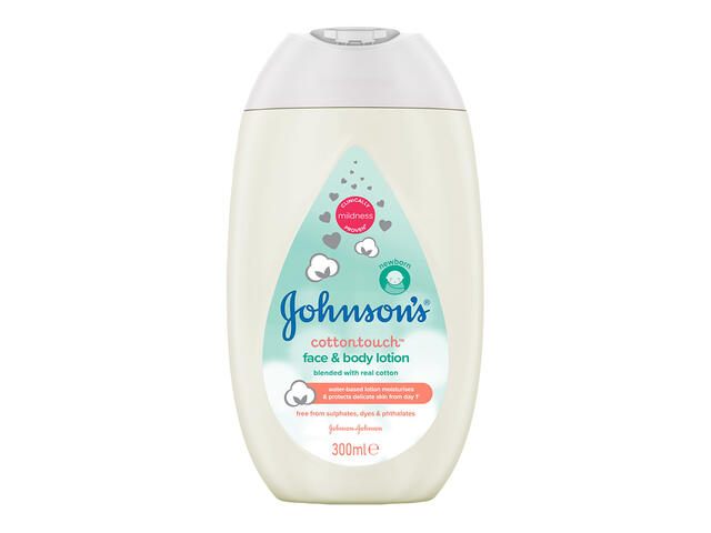 Lotiune pentru fata si corp Johnson's Baby Cottontouch 300 ml