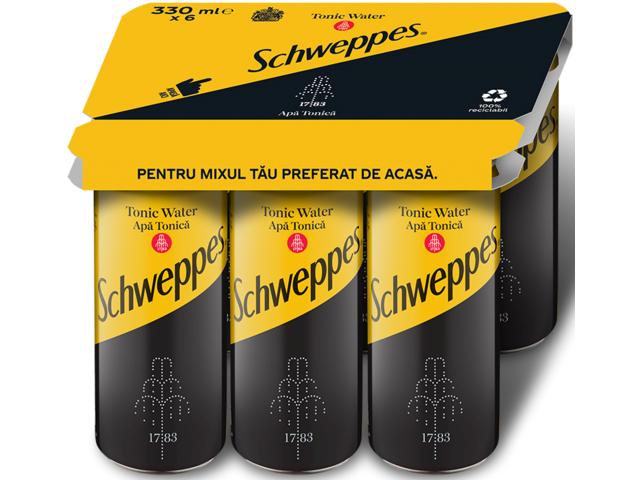 Schweppes Apa Tonica 6X0.33L