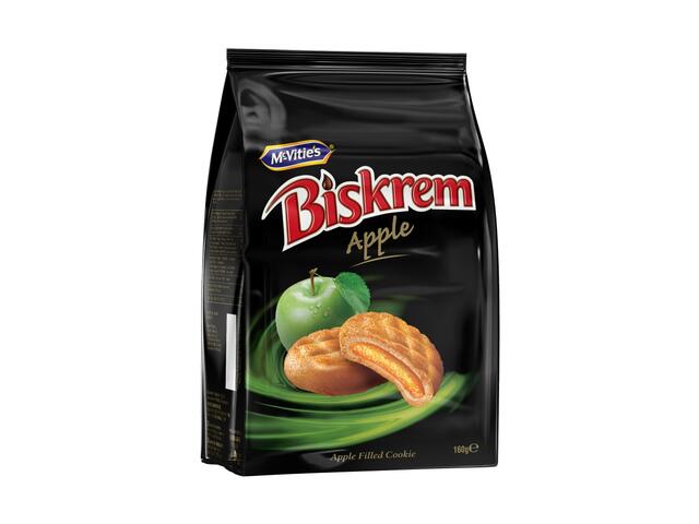 Biskrem biscuiti cu 30% umplutura de mere 160g