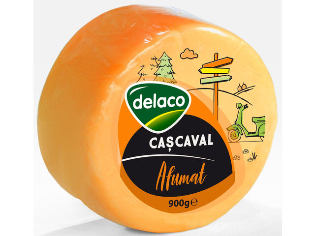 Cascaval afumat Delaco 900g