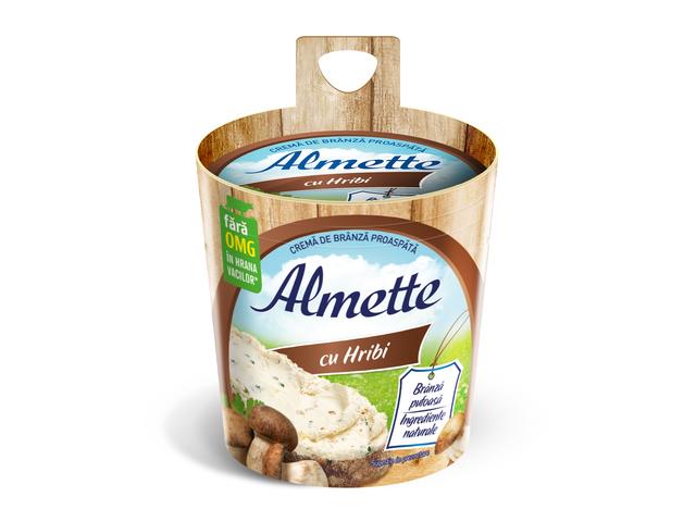 Crema de branza proaspata cu hribi Almette 150g