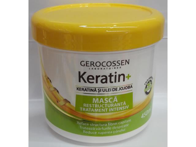 Masca Restructuranta Pentru Par Keratin+ Gerocossen 450 ML