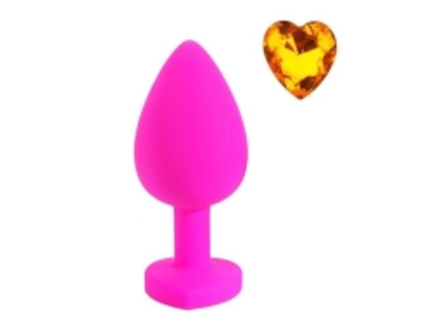 Dildo anal L Gold Heart DiamondLUX21221