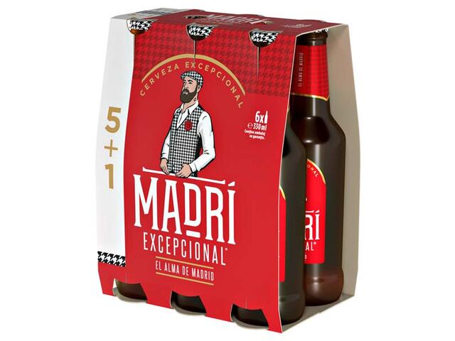 Bere Madri sticla, 6x0.33L