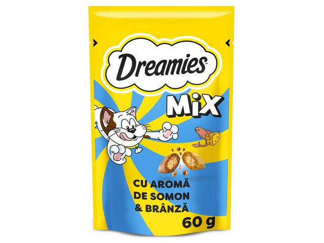 Hrana uscata cu somon si branza 60g, Dreams