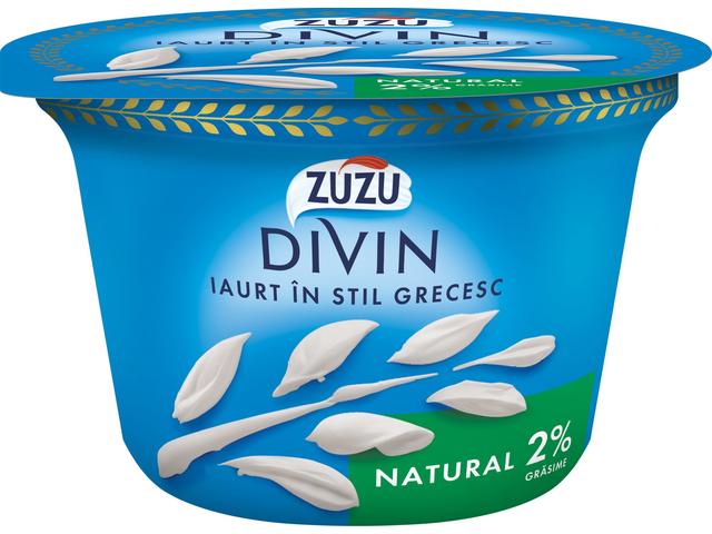 Zuzu Divin iaurt natural 2% grasime 150 g