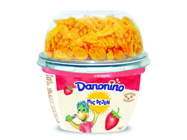 Danonino Mic dejun capsuni 143 g