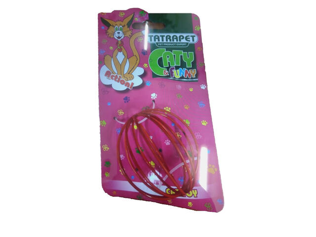 Jucarie pentru pisici din sarma cu soricel Tatrapet, 6 cm