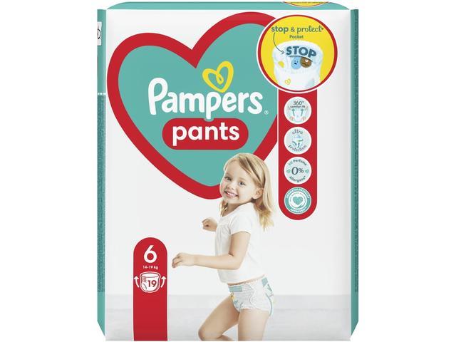 Scutece chilotel bebelusi Pants Marimea 6 15+kg 19buc Pampers