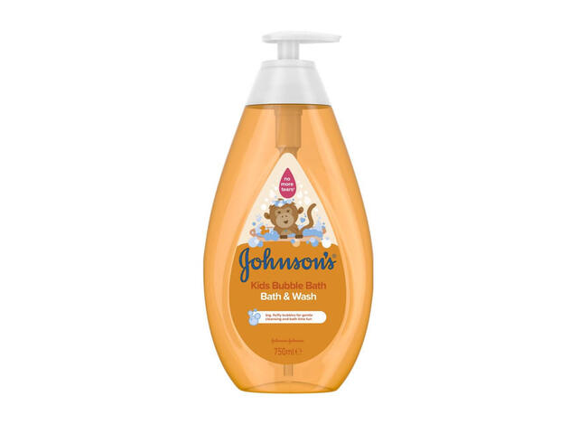 Gel de dus spumant Johnson's Baby Bubble Bath, 750 ml