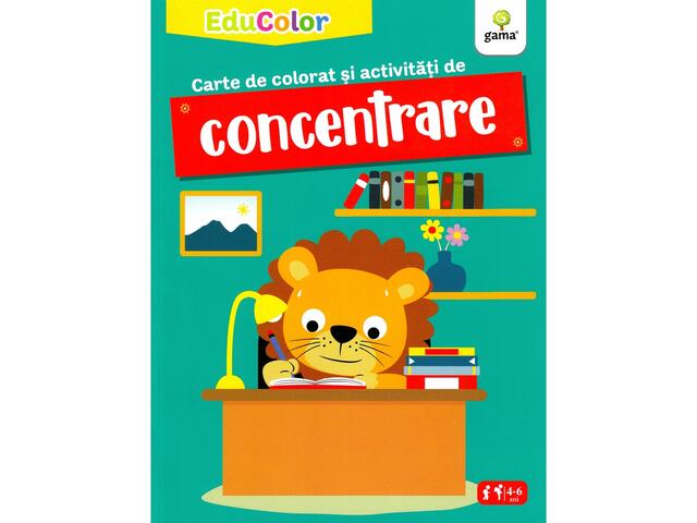 Carte de colorat si activitati de concentrare/EduColor